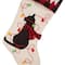 Glitzhome® 21" LED Cat Christmas Stockings, 2ct.